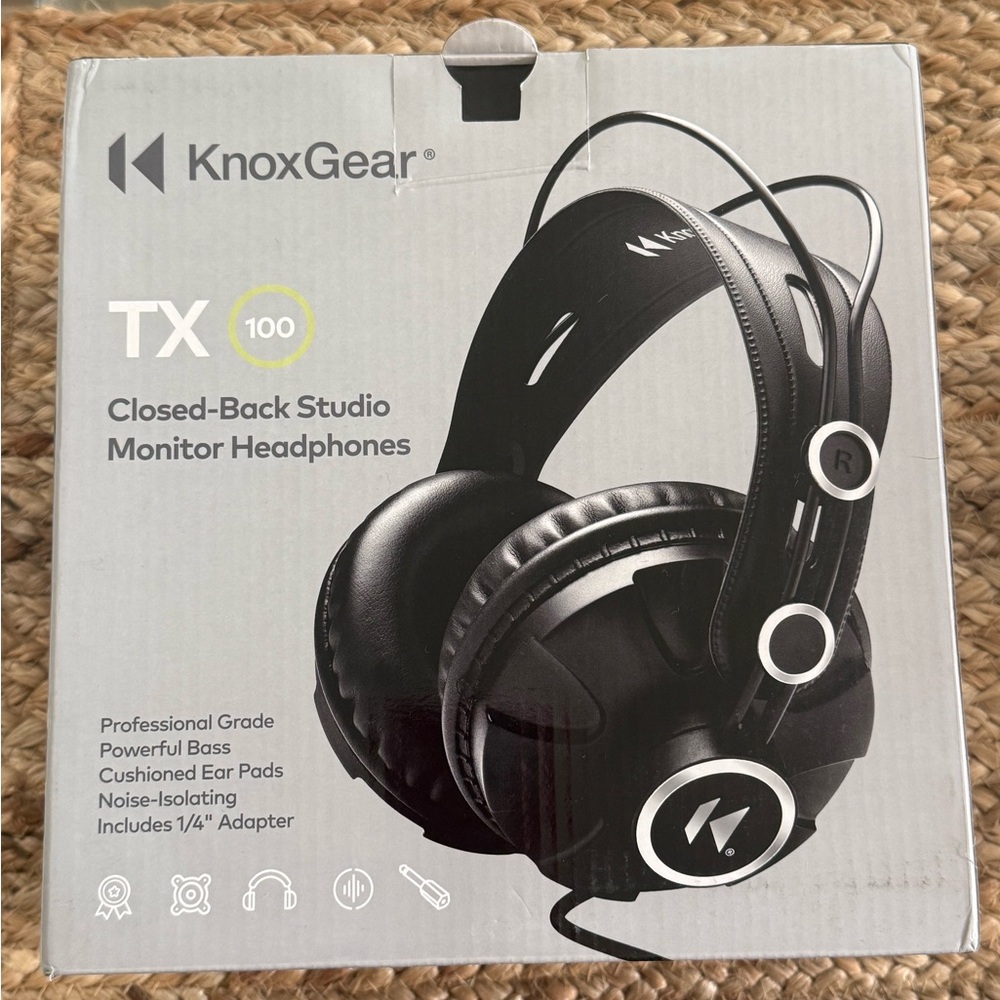 Knox Gear TX100 Studio Monitor Headphones